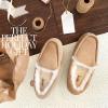 imageDearfoams Womens Moccasin Slipper  Fireside Mel Indoor House Shoe with Genuine Shearling and Cozy Memeory FoamSand