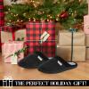 imageDearfoams Womens Slip On Memory Foam Comfort Samatha Scuff House Slipper with Wide WidthsBlack