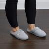 imageDearfoams Womens Slip On Memory Foam Comfort Samatha Scuff House Slipper with Wide WidthsDusty Pink