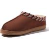 imageDearfoams Mens IndoorOutdoor Warner Memory Foam Comfort Clog SlipperPotting Soil
