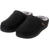 imageDearfoams Mens Memory Foam SlipperBlack