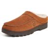 imageDearfoams Mens Reed Genuine Suede ClogChestnut