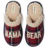 imageDearfoams Womens Christmas Gifts for Mom Cute Matching Family Pajama Mama Bear SlipperPeacoat
