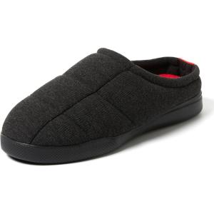 imageDearfoams Mens Memory Foam Indoor Outdoor House SlipperBrayden ClogGiftsBlack