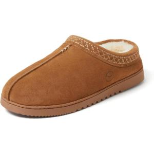 imageDearfoams Mens Suede Indoor Outdoor Clog SlipperChestnut 2