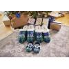 imageDearfoams Kids and Toddlers Lil Bear Baby Bear Christmas Holiday Matching Pajama Family Bear SlipperGreen Plaid Lil Bear