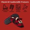 imageDearfoams Kids and Toddlers Lil Bear Baby Bear Christmas Holiday Matching Pajama Family Bear SlipperLil Bear Buffalo Plaid