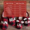 imageDearfoams Kids and Toddlers Lil Bear Baby Bear Christmas Holiday Matching Pajama Family Bear SlipperLil Bear Buffalo Plaid