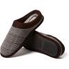 imageDearfoams Mens Breathable Memory Foam Asher Clog House Shoe SlipperCoffee