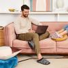 imageDearfoams Mens Breathable Memory Foam Asher Clog House Shoe SlipperNavy Knit