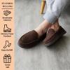 imageDearfoams Mens Breathable Memory Foam Indoor Outdoor Keaton Moccasin Slipper with Wide WidthsCoffee Twill