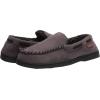 imageDearfoams Mens Breathable Memory Foam Indoor Outdoor Keaton Moccasin Slipper with Wide WidthsPavement Microsuede