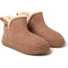 imageDearfoams Mens Brixen IndoorOutdoor Memory Foam Boot Alpine Camping Cozy Slipper House ShoeChestnut