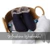 imageDearfoams Mens Brixen IndoorOutdoor Memory Foam Boot Alpine Camping Cozy Slipper House ShoeNavy Heather