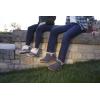 imageDearfoams Mens Brixen IndoorOutdoor Memory Foam Boot Alpine Camping Cozy Slipper House ShoeNavy Heather