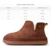 imageDearfoams Mens Brixen IndoorOutdoor Memory Foam Boot Alpine Camping Cozy Slipper House ShoePotting Soil