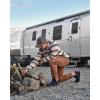 imageDearfoams Mens Brixen IndoorOutdoor Memory Foam Boot Alpine Camping Cozy Slipper House ShoePotting Soil