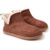 imageDearfoams Mens Brixen IndoorOutdoor Memory Foam Boot Alpine Camping Cozy Slipper House ShoePotting Soil