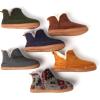 imageDearfoams Mens Brixen IndoorOutdoor Memory Foam Boot Alpine Camping Cozy Slipper House ShoeWhiskey