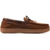 imageDearfoams Mens Indoor Outdoor Breathable Pierce Moccasin SlipperChestnut
