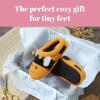 imageDearfoams Toddler ampamp Kids Cute Shark Cow Unicorn Dog Dinosaur and Animal Critter SlippersBee