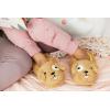 imageDearfoams Toddler ampamp Kids Cute Shark Cow Unicorn Dog Dinosaur and Animal Critter SlippersBrown Dog
