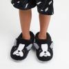 imageDearfoams Toddler ampamp Kids Cute Shark Cow Unicorn Dog Dinosaur and Animal Critter SlippersDog