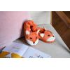 imageDearfoams Toddler ampamp Kids Cute Shark Cow Unicorn Dog Dinosaur and Animal Critter SlippersFox