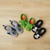 imageDearfoams Toddler ampamp Kids Cute Shark Cow Unicorn Dog Dinosaur and Animal Critter SlippersGreen Dinosaur