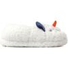 imageDearfoams Toddler ampamp Kids Cute Shark Cow Unicorn Dog Dinosaur and Animal Critter SlippersKids Snowman