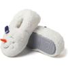 imageDearfoams Toddler ampamp Kids Cute Shark Cow Unicorn Dog Dinosaur and Animal Critter SlippersKids Snowman