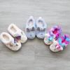 imageDearfoams Toddler ampamp Kids Cute Shark Cow Unicorn Dog Dinosaur and Animal Critter SlippersMulti Unicorn