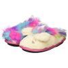 imageDearfoams Toddler ampamp Kids Cute Shark Cow Unicorn Dog Dinosaur and Animal Critter SlippersMulti Unicorn