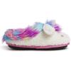 imageDearfoams Toddler ampamp Kids Cute Shark Cow Unicorn Dog Dinosaur and Animal Critter SlippersMulti Unicorn