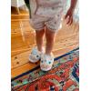 imageDearfoams Toddler ampamp Kids Cute Shark Cow Unicorn Dog Dinosaur and Animal Critter SlippersWhite Unicorn