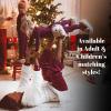 imageDearfoams UnisexAdult Matching Family Holiday Christmas Reindeer ampamp Turkey Scuff SlipperAdult Reindeer