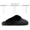imageDearfoams Womens Dahlia Rib Knit Scuff SlipperBlack