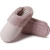imageDearfoams Womens Dahlia Rib Knit Scuff SlipperPale Mauve