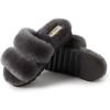 imageDearfoams Womens Fireside Benalla All Over Shearling Double Band Easy OnOff Slide SlipperGrey