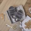 imageDearfoams Womens Fireside Benalla All Over Shearling Double Band Easy OnOff Slide SlipperGrey