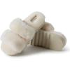 imageDearfoams Womens Fireside Benalla All Over Shearling Double Band Easy OnOff Slide SlipperNatural