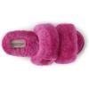 imageDearfoams Womens Fireside Benalla All Over Shearling Double Band Easy OnOff Slide SlipperParadise Pink