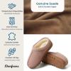 imageDearfoams Womens Suede Indoor Outdoor Doreen ClogDusty Pink