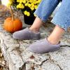 imageDearfoams Womens Suede Indoor Outdoor Doreen ClogGrey
