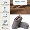 imageDearfoams Womens Suede Indoor Outdoor Doreen ClogGrey