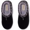 imageDearfoams Womens Wren High Vamp Clog IndoorOutdoor Memory Foam SlipperBlack