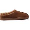 imageDearfoams Womens Wren High Vamp Clog IndoorOutdoor Memory Foam SlipperChestnut