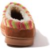 imageDearfoams Womens Wren High Vamp Clog IndoorOutdoor Memory Foam SlipperChestnut