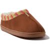 imageDearfoams Womens Wren High Vamp Clog IndoorOutdoor Memory Foam SlipperChestnut