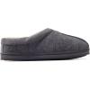 imageDearfoams Womens Wren High Vamp Clog IndoorOutdoor Memory Foam SlipperLight Heather Grey